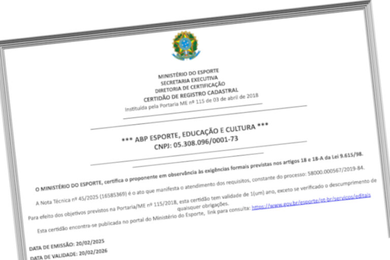 ABP obtém certificação de transparência junto ao Governo Federal.